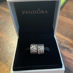 Pandora Swirl Clip Charm (set of 2)